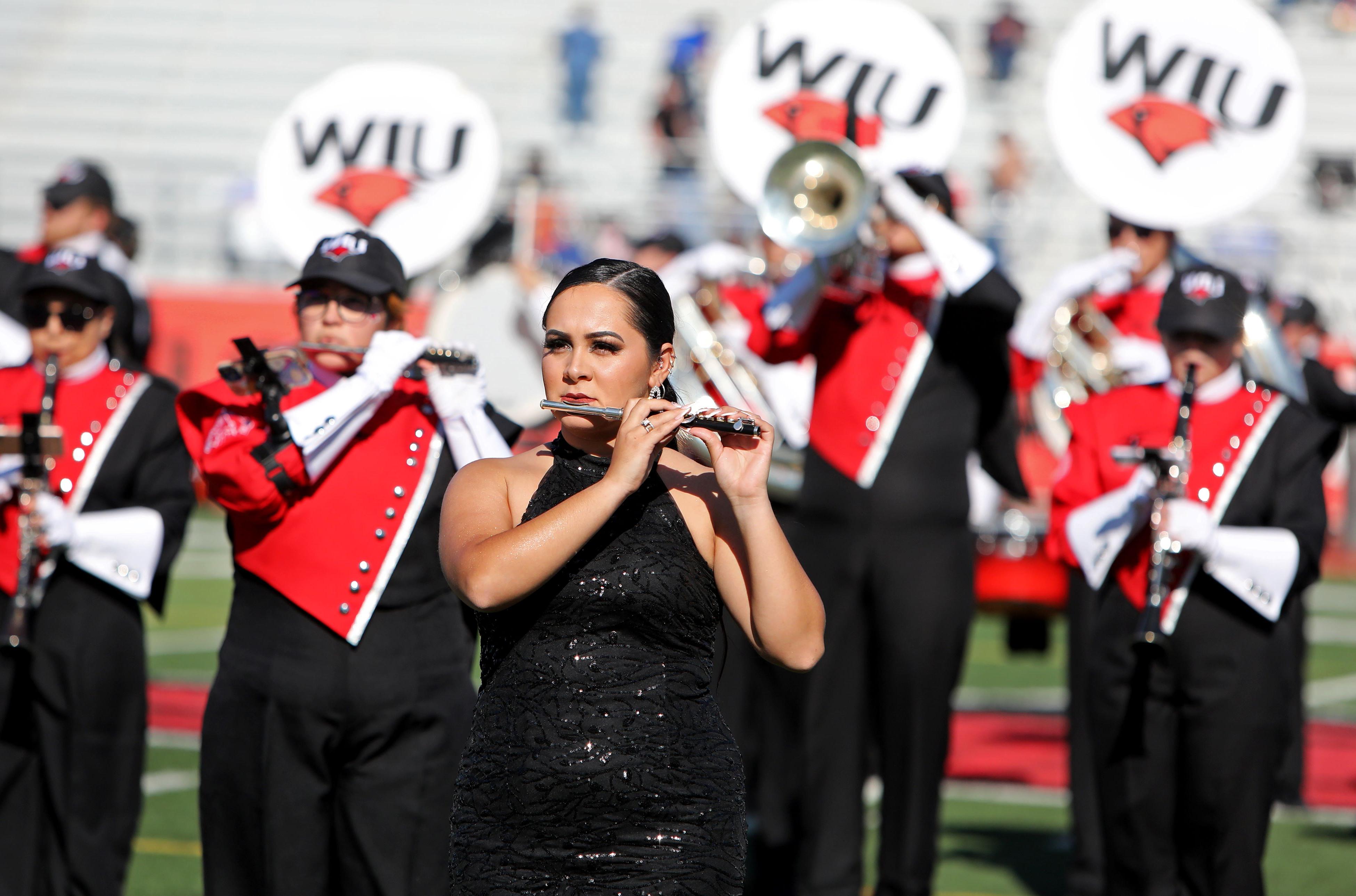 UIW Marching Cardinals at Homecoming